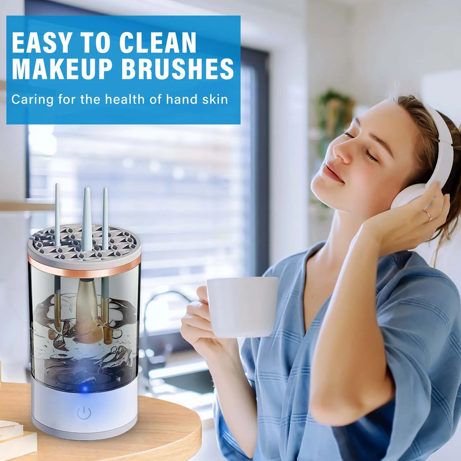 QuickSpin Makeup Brush Cleaner